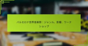 バルセロナ世界音楽祭：ジャンル、影響、ワークショップ